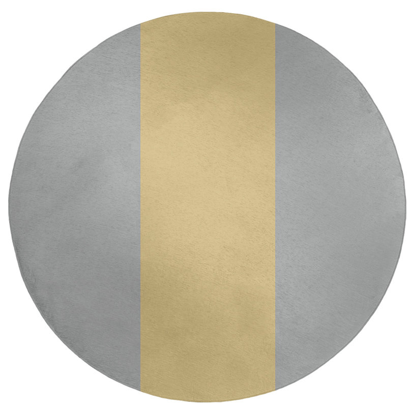 Chenille Indoor Rug, Round 5'