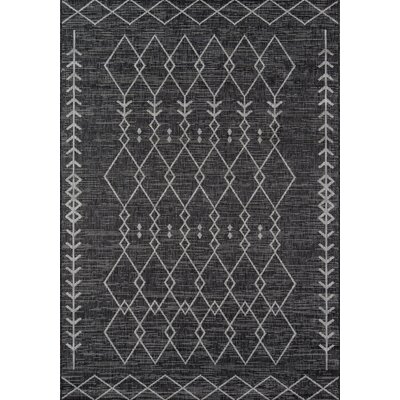 Momeni Villa Monaco Moroccan Charcoal Area Rug -  Novogratz, VILLAVI-08CHR2030