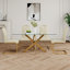 Table en verre de style moderne