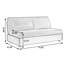 Canapé-lit modulaire en bois massif 71,65 po-130136482
