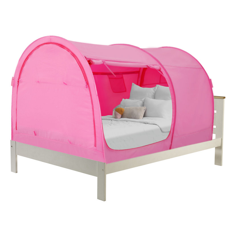 Tente de lit Tente de lit à baldaquin Dream Tent, Lit simple, Rose