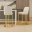 Ensemble de 2 chaises de bar de style moderne avec une conception simple, des tabourets hauts confortables au design créatif et des chaises de salle à manger flexibles convenant aux bars, aux restaurants ou aux comptoirs de cuisine