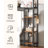 Freestanding Over the Toilet Storage with 5 Shelves