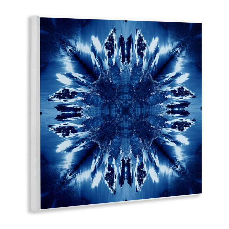 «Tie Dye», art mural en forme de miroir par El Perkin