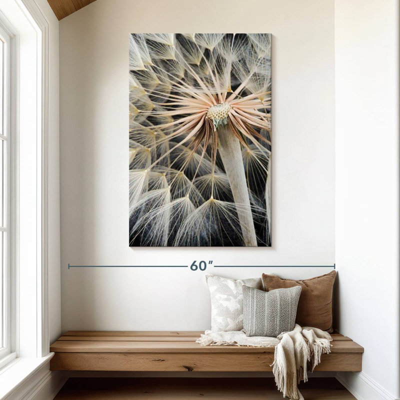 Harnek Dandelion Seed Head, 48" H x 32" W