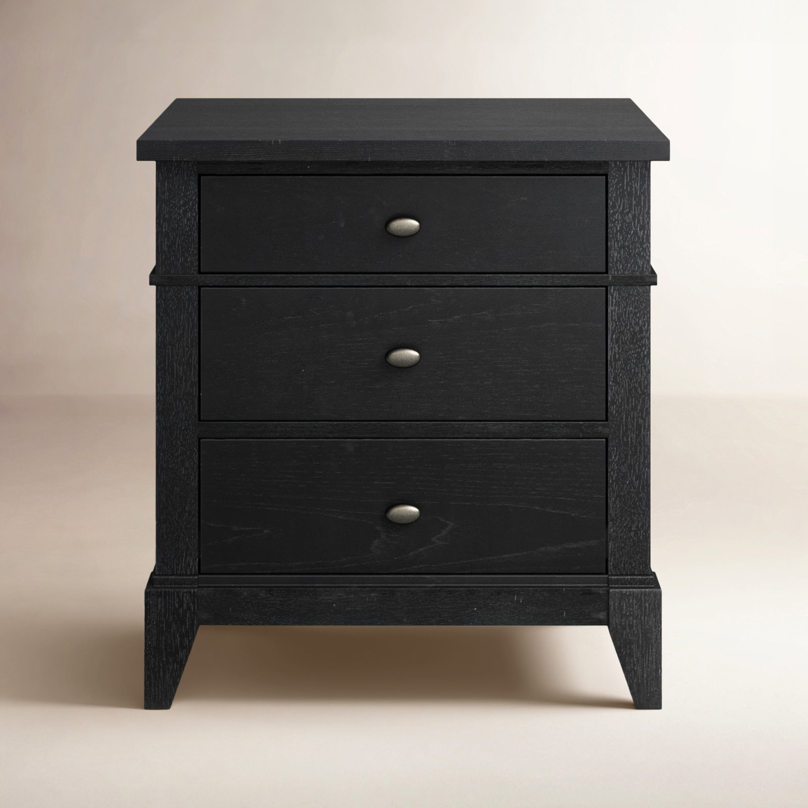 Mya 3 - Drawer Nightstand, Brown