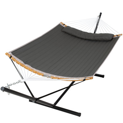 Grand hamac double de 55 pouces avec support Cruce, capacité 450 lb, Cruce