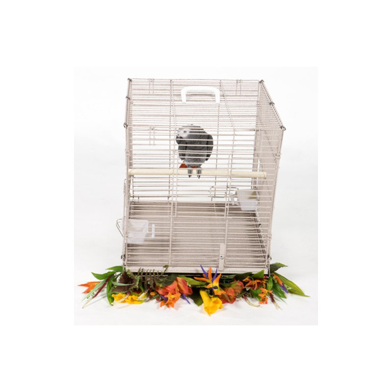 Cage à oiseau pliante pour véhicule de voyage Jaxon, Vieux rose