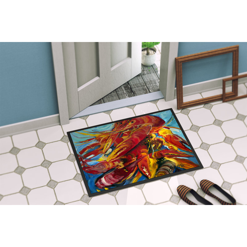 Paillasson d’intérieur anti-dérapant iyla, Rectangle 2 pi x 3 pi