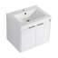 Meuble-lavabo à fixation flottante avec lavabo en résine