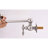 Pot Filler Faucet Wall Mount In Brushed Nickel, Quality Aerator For Silent Splash- Flow, Double Handles To Manage Water Corrosion Surface Treatment Mounted Effortless Flow With Handles, And Finish,