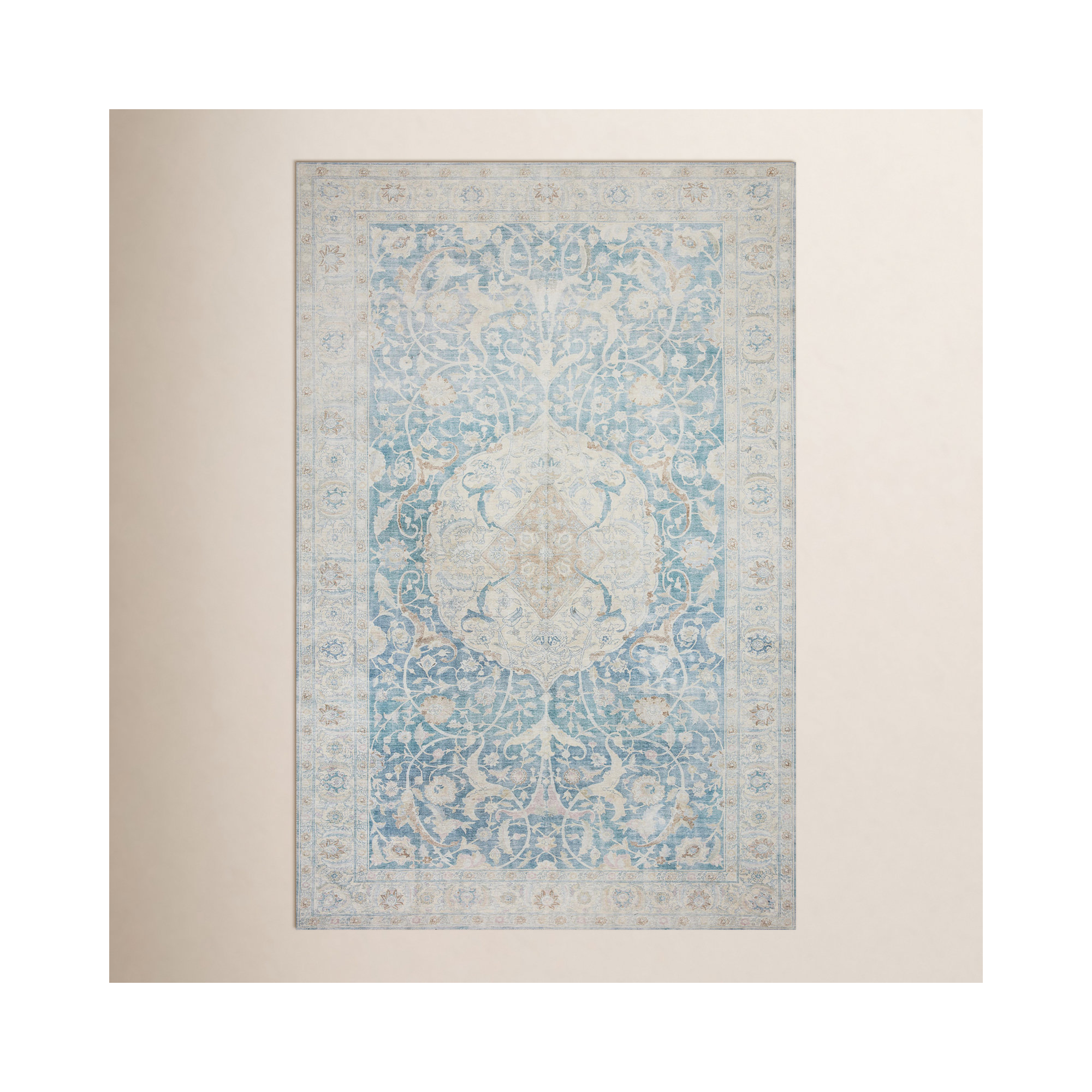 Jules Antique Blue/Gray Rug, Rectangle 8'6" x 11'6"