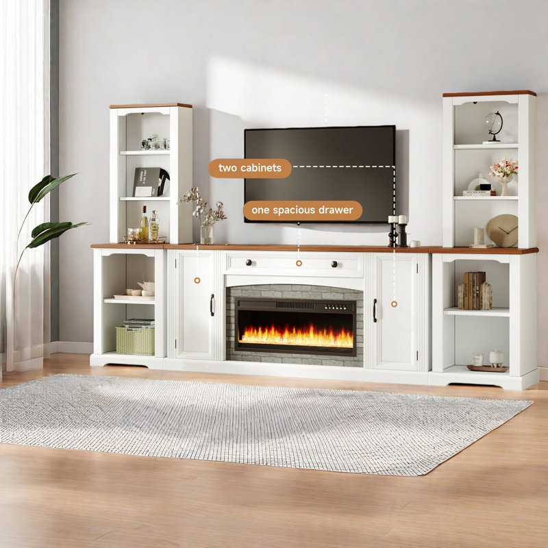 Foyers de télévision et centres de divertissement, maison de ferme en MDF