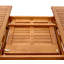 Amerius 6 - Person Eucalyptus Solid Wood Patio Dining Set Extendable and Umbrella Hole Included Oval Table