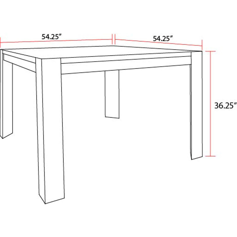 Alekhya Oak Solid Wood Dining Table