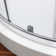 OVE Decors Breeze 35 in. Round Shower Kit w/ Clear, Base