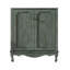Meuble-lavabo rétro avec lavabo rectangulaire en céramique
