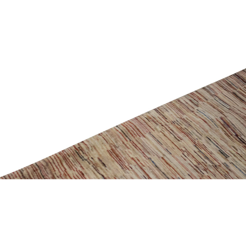 Hand Knotted Wool Area Rug in Multi