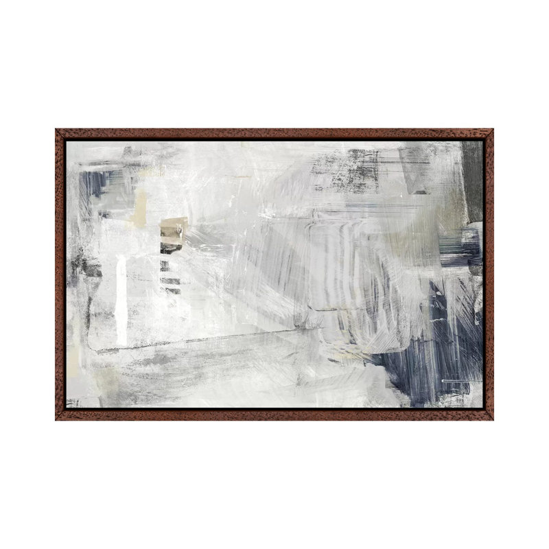 Mingled by Isabelle Z - Painting on Canvas, Classic Brown Wood Framed, 66.04 cm H x 45.72 cm W