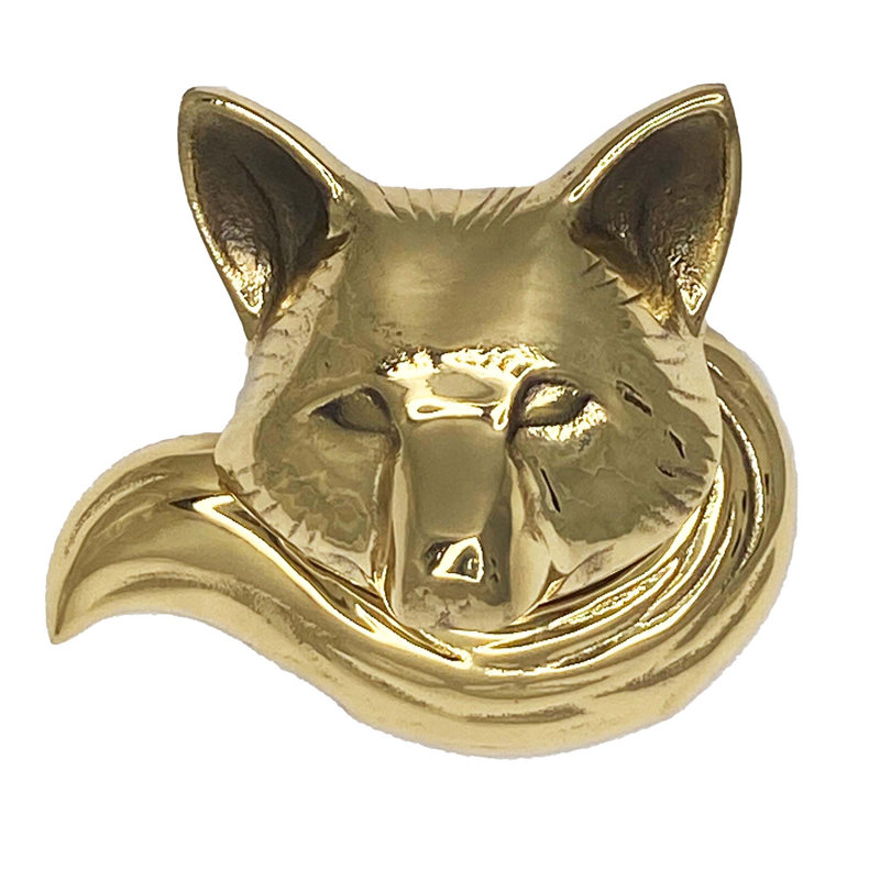 Bouton poussoir Fox, Laiton