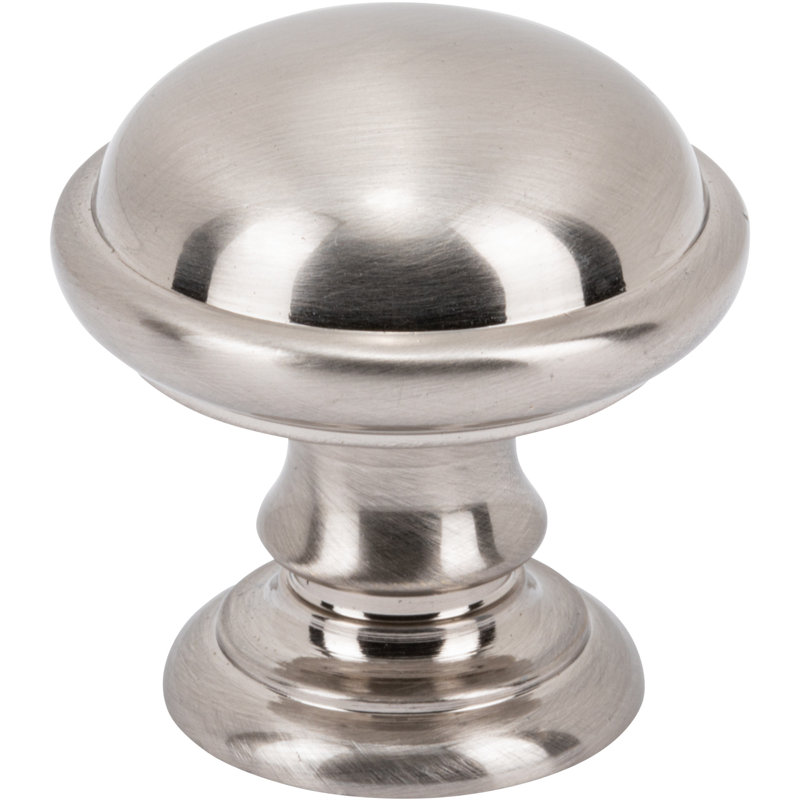 Ronan Diameter Round Knob, Brushed Satin Nickel, 1 1/4"