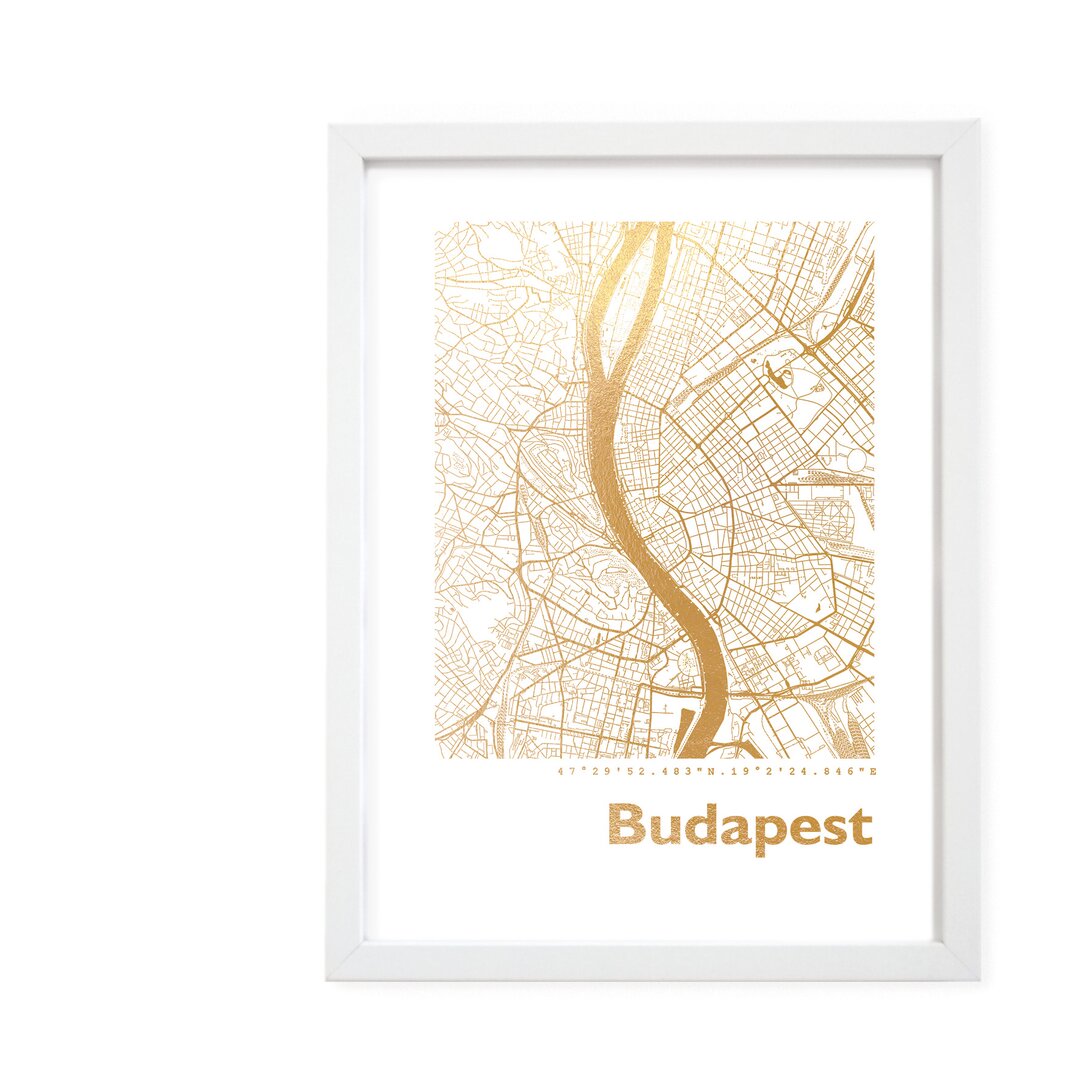 Gerahmter Grafikdruck Budapest