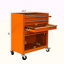 Chariot à outils multifonctionnel avec 4 roulettes - Orange-121650223
