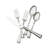 Angelico 45 Piece Flatware Set Matted/Polished