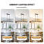 Mahailey 6 - Light Crystal Kitchen Island Linear Pendant