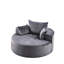 Canapés de compression, fauteuil-lit moderne en mousse chenille de 140 cm pour la maison