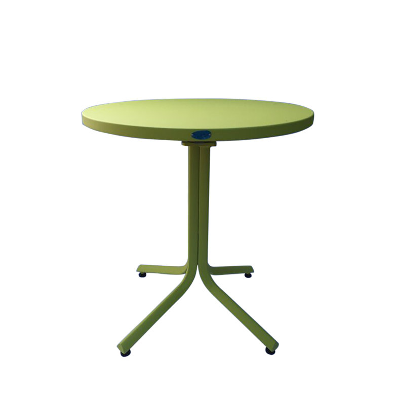 Hybrid 77 Outdoor Round Dining Table, Lime