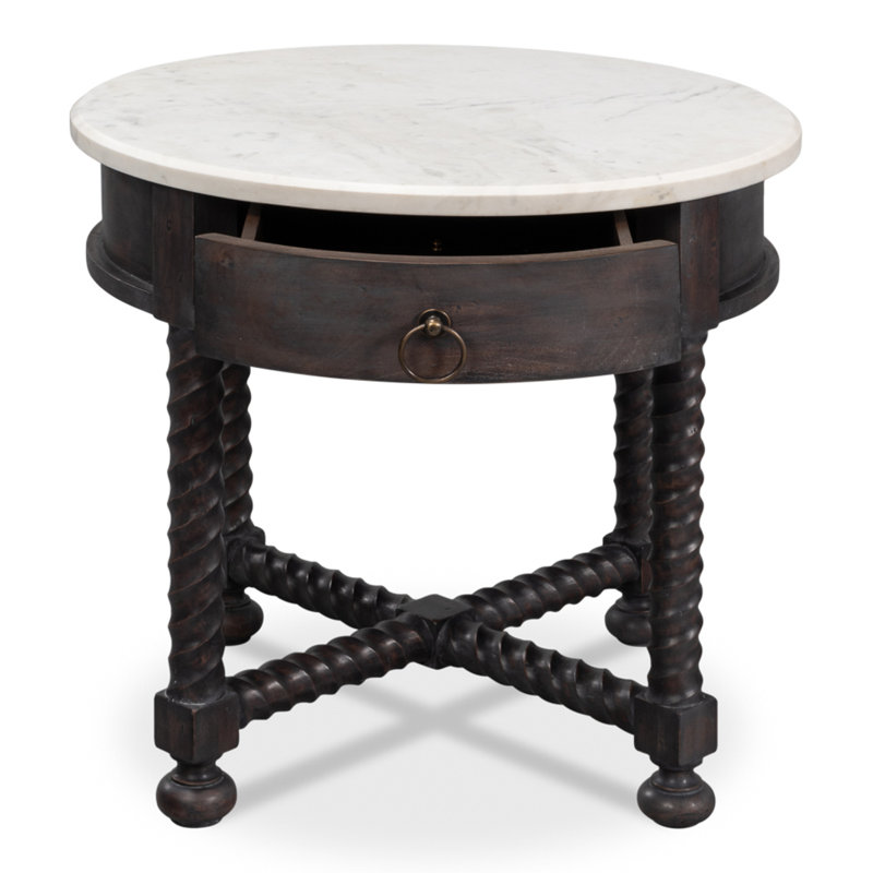 Barley Marble End Table
