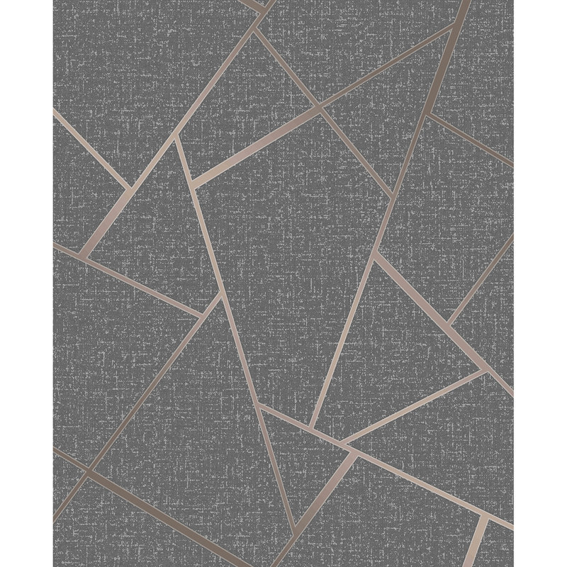 Rouleau de papier peint de L 33 pi x l 20,5 po Clinkscales, Cuivre