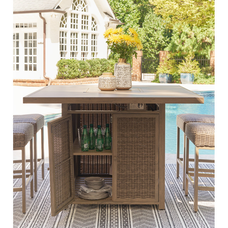 Table de bar et 4 tabourets de bar Walton Bridge