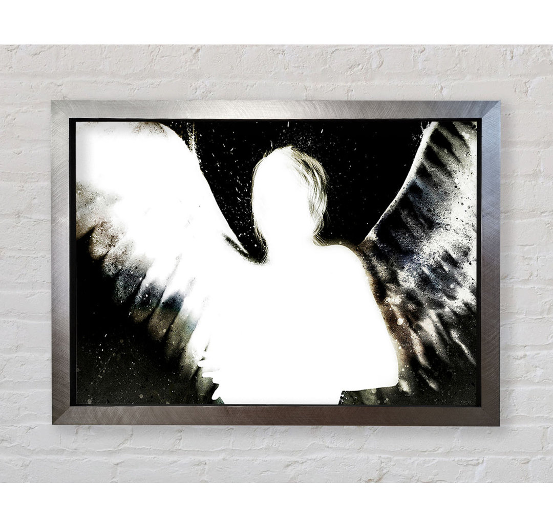 Gerahmtes Wandbild Angel Shadow