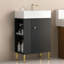 Armoire de rangement de salle de bain 21,6 "avec plateau en céramique-103266600