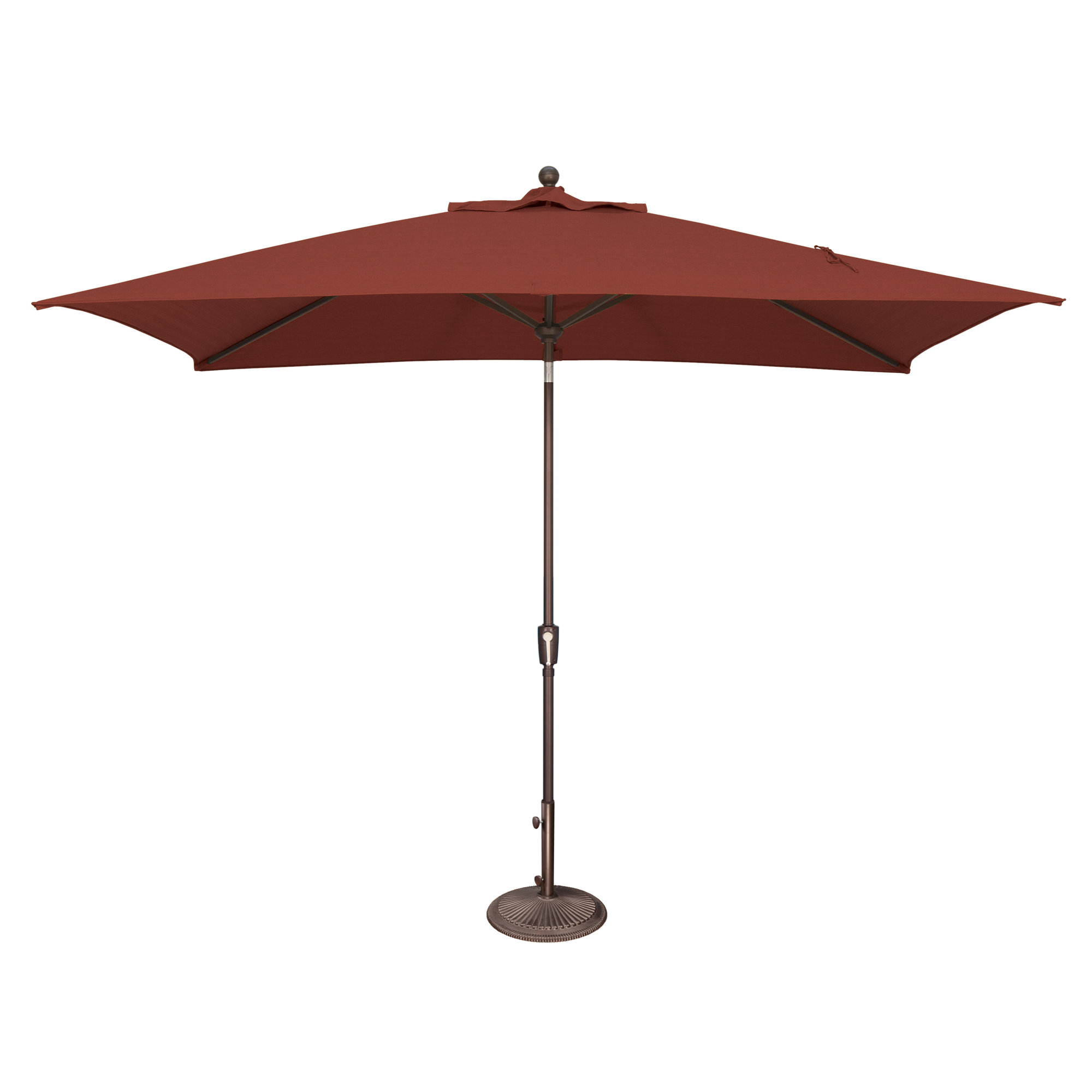 Launceston 78'' Outdoor Umbrella, Henna Solefin, Bronze