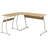 L-Shaped Metal Base Writing Desk-26344063