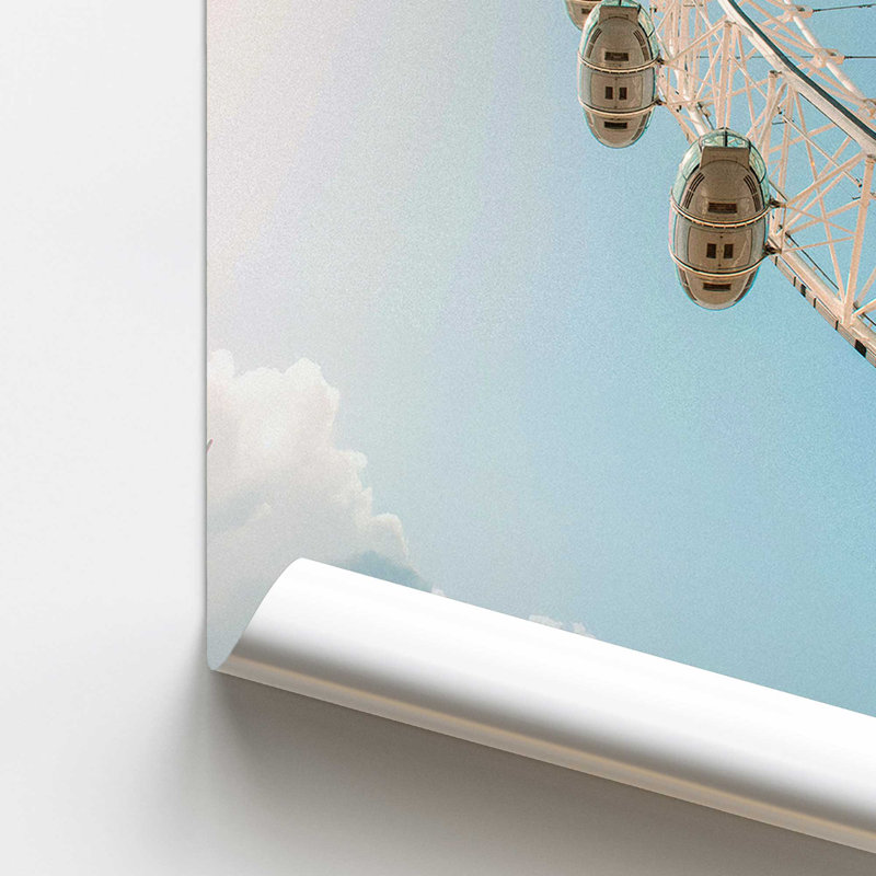 «Sky Ride Over Cotton Clouds», reproduction d'art, H 16 po x l 20 po, Impression sans cadre