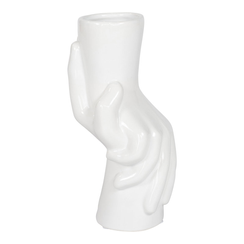 Allia Handmade Ceramic / Porcelain Decorative Urns & Jars, 25cm H x 12cm W x 12cm D