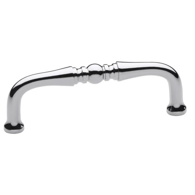 4" Center to Center Colonial Pull, Polished Chrome