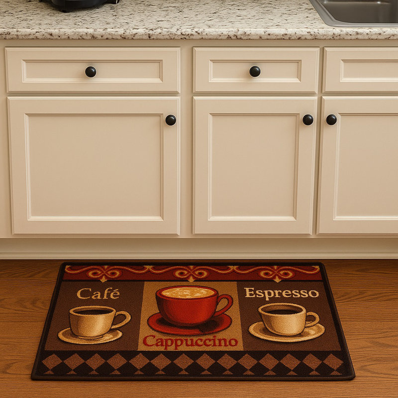 Tapis de cuisine cappuccino Wallace Way