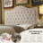 Adjustable Headboard with Fine Linen Upholstery and Button Tufting for Bedroom-797980010-797980015