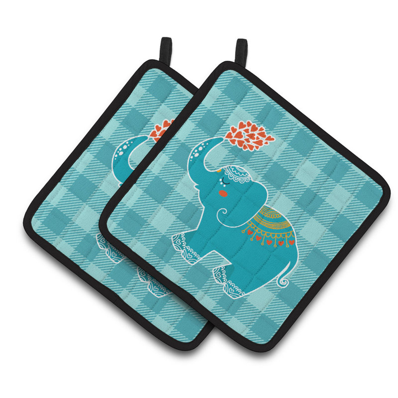 Cuisinier poignée d’amour éléphant éléphant de caroline