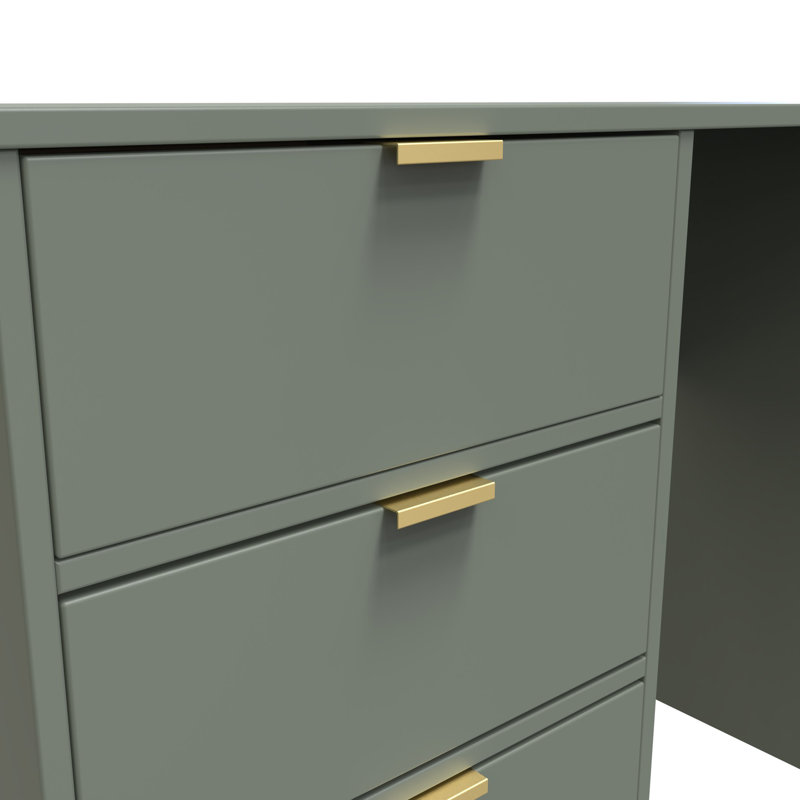 Taeyah 4 Drawer Vanity, Green