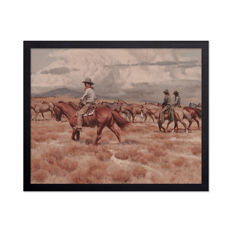 Frank McCarthy - Avec le Remuda, 12"H x 16"W, Poster, Unframed