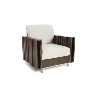 Barcode 37" Wide Cotton Club Chair