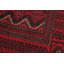 Tapis décoratif en laine rouge noué à la main 3 pi 8 po x 6 pi 7 po one-of-a-kind Bethelmie