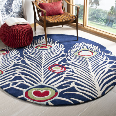Tapis en laine et viscose touffeté à la main Nonia