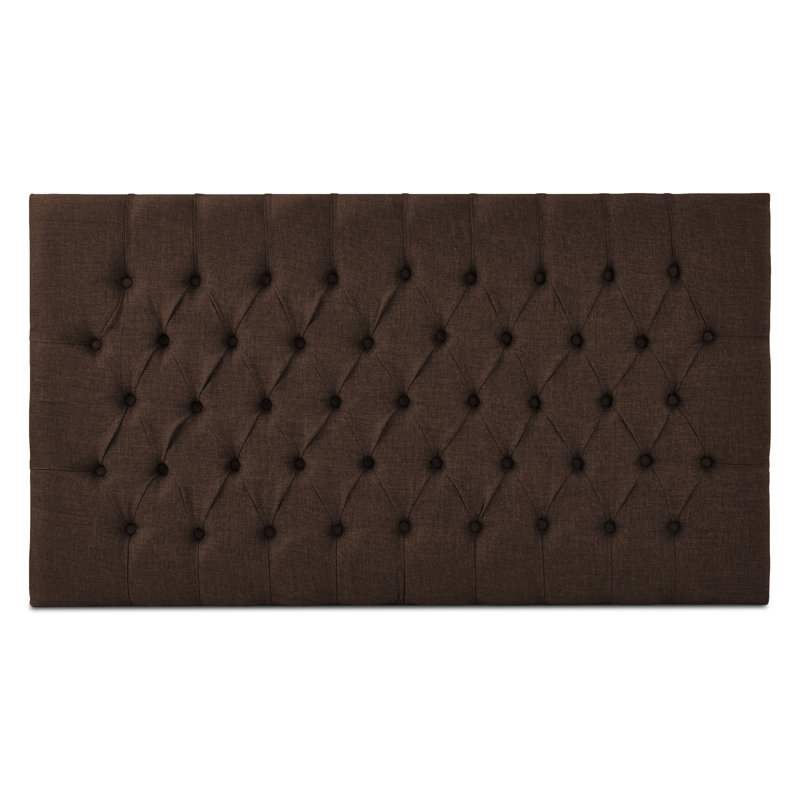 Breland Upholstered Chenille Headboard, Small Single (2'6), Linoso Brown